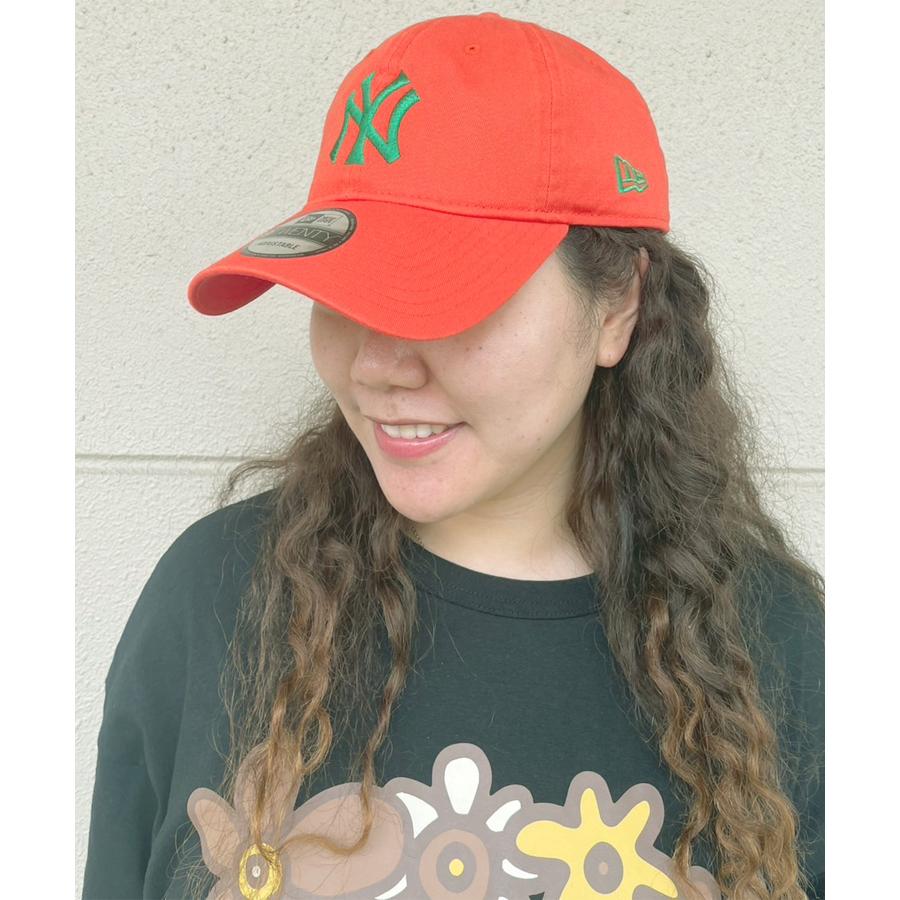 NEW ERA ニューエラ 9TWENTY ニューヨーク・ヤンキース オレンジ×グリーン キャップ 帽子 14324553 ムラサキスポーツ限定｜murasaki｜05