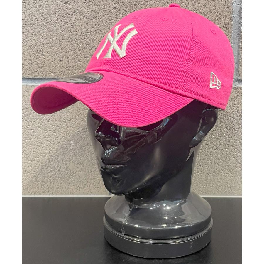 NEW ERA ニューエラ 9TWENTY ニューヨーク・ヤンキース ピンク×シルバー キャップ 帽子 14324557 ムラサキスポーツ限定｜murasaki｜02