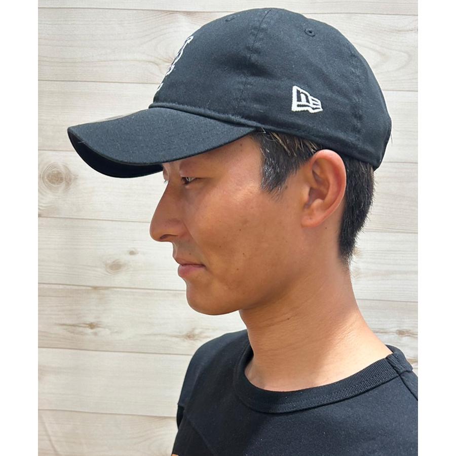 NEW ERA ニューエラ 9TWENTY ニューヨーク・メッツ ブラック×ホワイト キャップ 帽子 14329640 ムラサキスポーツ限定｜murasaki｜03