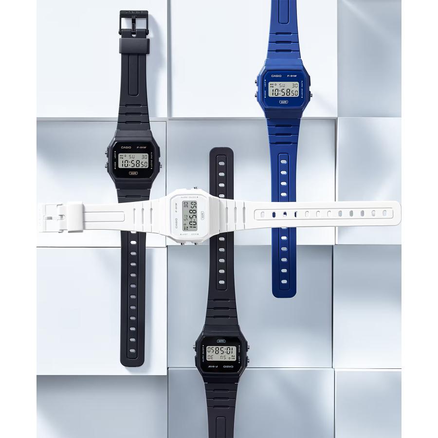CASIO（カシオ） 腕時計 CASIO CLASSIC F-91WB-8AJF : ムラサキ 