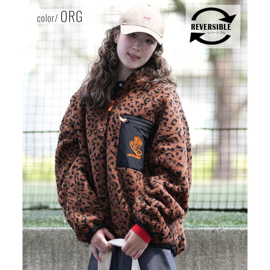 SANTACRUZ リバーシブル ボアジャケット SANTA CRUZ コート ジャケット 「ムラサキスポーツ限定