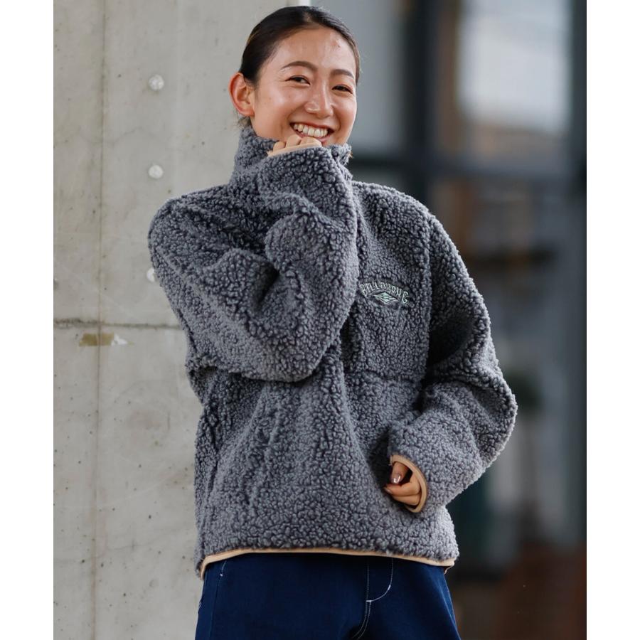 BILLABONG ビラボン アウター ボアフリース レディース モックネック 