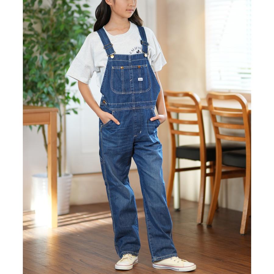 Lee（リー） キッズ デニム オーバーオール サロペット ロングパンツ