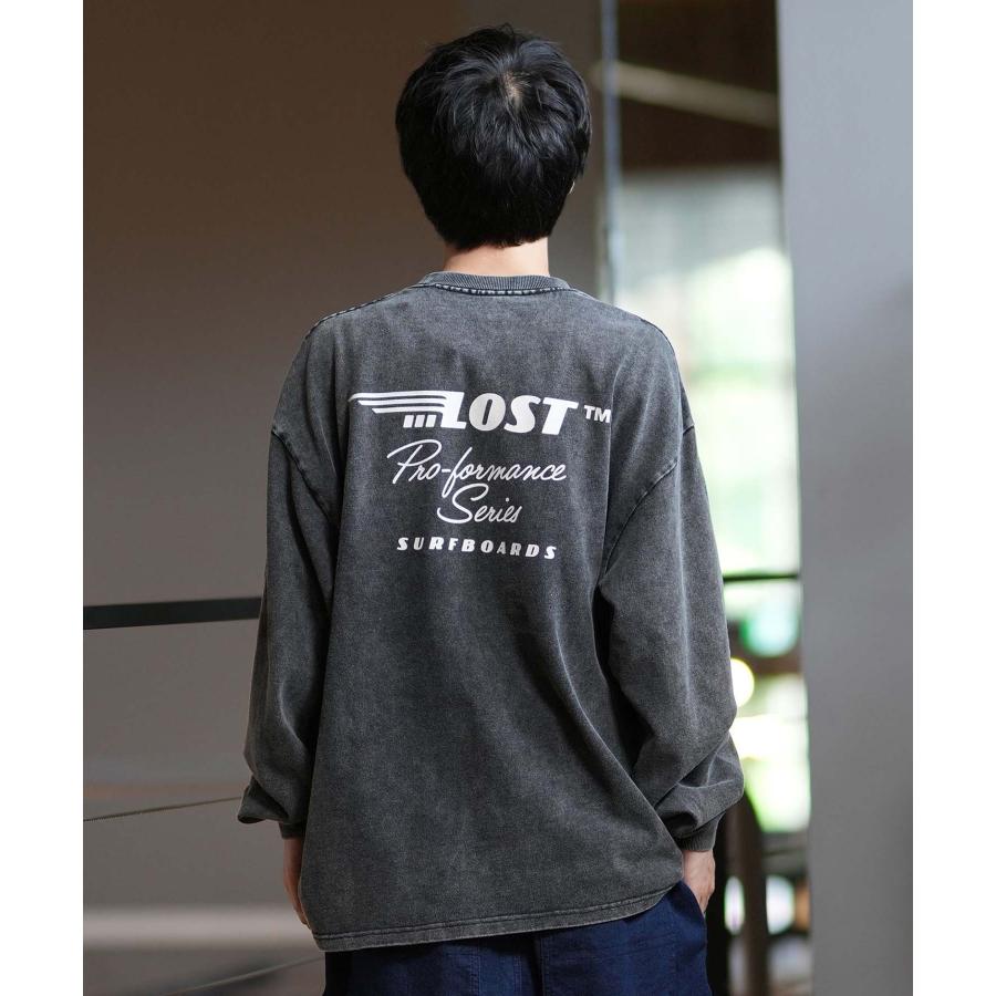 LOST lost ロスト 長袖 Tシャツ メンズ ロンT バックプリント LOST lost ロスト 長袖 Tシャツ メンズ ロンT バックプリント