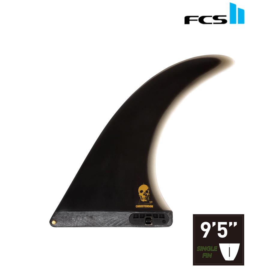 FCS2 FCS christenson クリステンソン シングルフィン黒9.5 FCS FCS2 エフシーエスツー PG CHRISTENSON クリステンソン 9.5inch