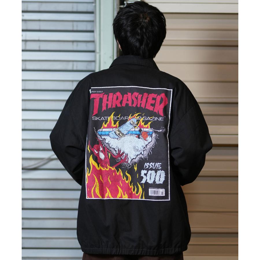 希少!!THIRTY TWO × THRASHER コラボ コーチジャケット THRASHER - 【希少】THRASHER コーチジャケット サイズS
