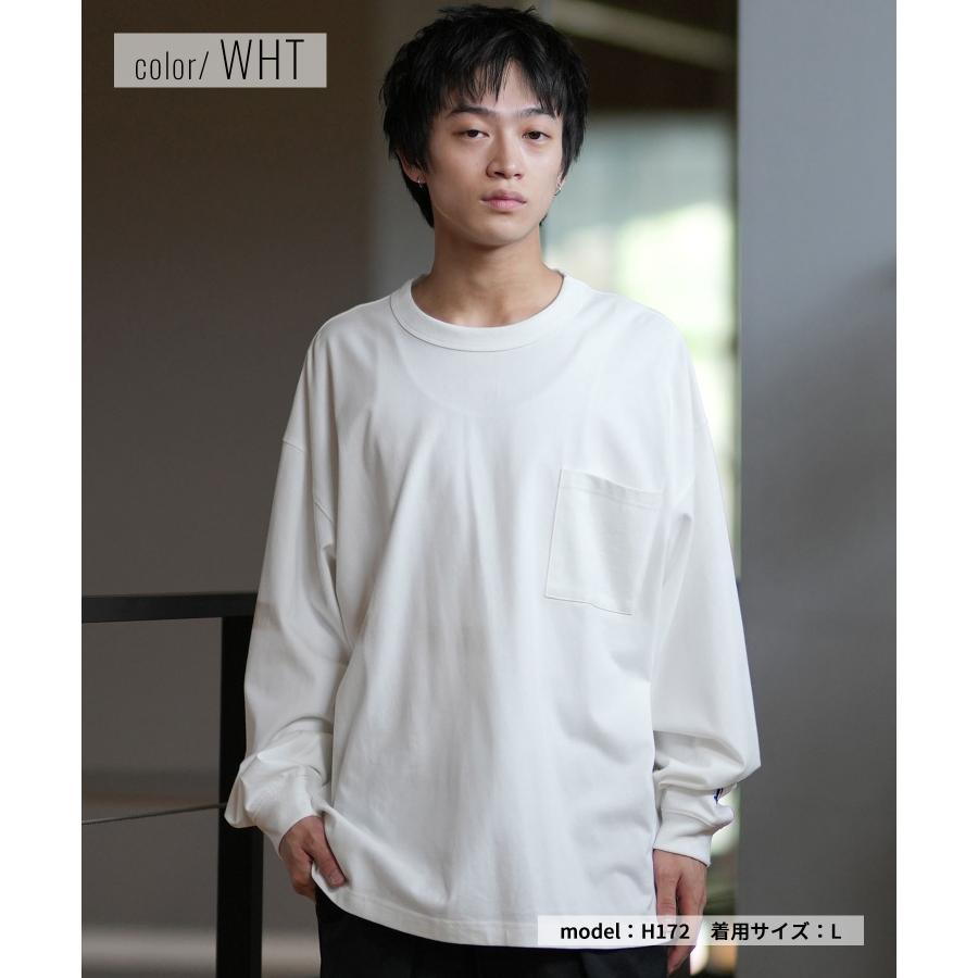 DEAR LAUREL（ディアローレル） 長袖 Tシャツ ロンT 無地 ポケット