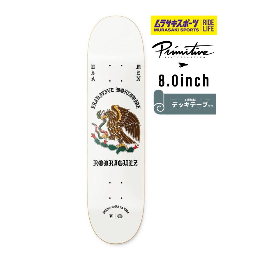 ☆PRIMITIVE プリミティブ スケートボード デッキ 8inch RODRIGUEZ