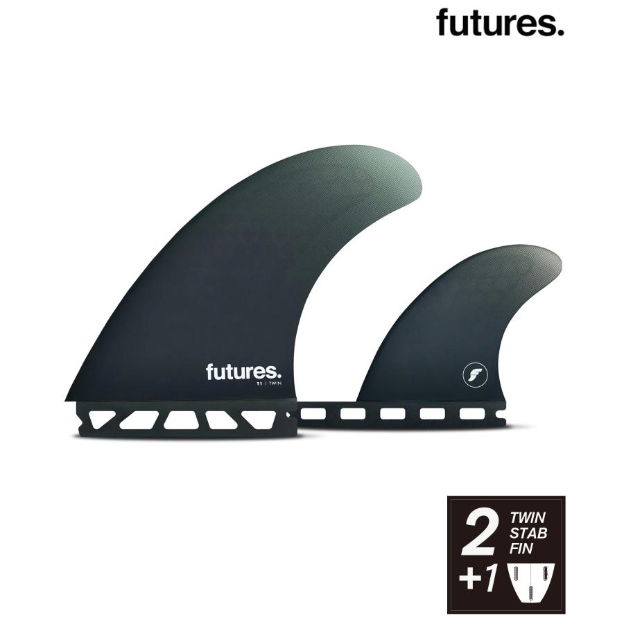 FUTURES フューチャーズ T1 2＋1 TWIN＋STAB ツイン サーフィン フィン