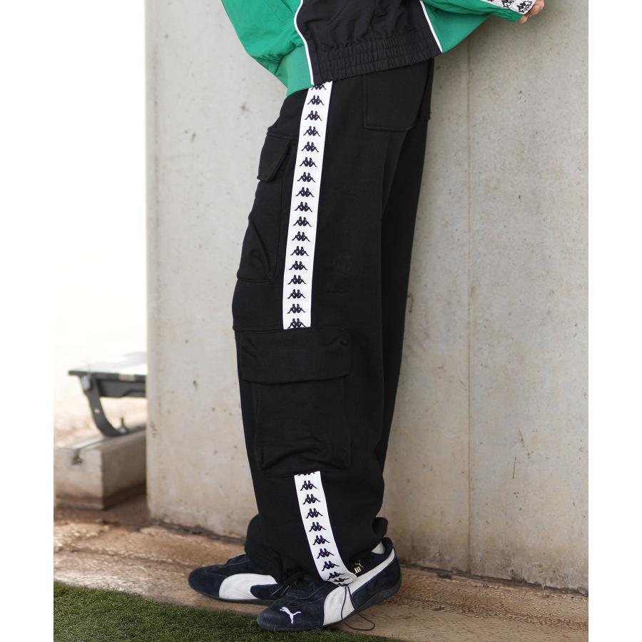 Kappa（カッパ） ロングパンツ レディース スウェット カーゴパンツ 裏