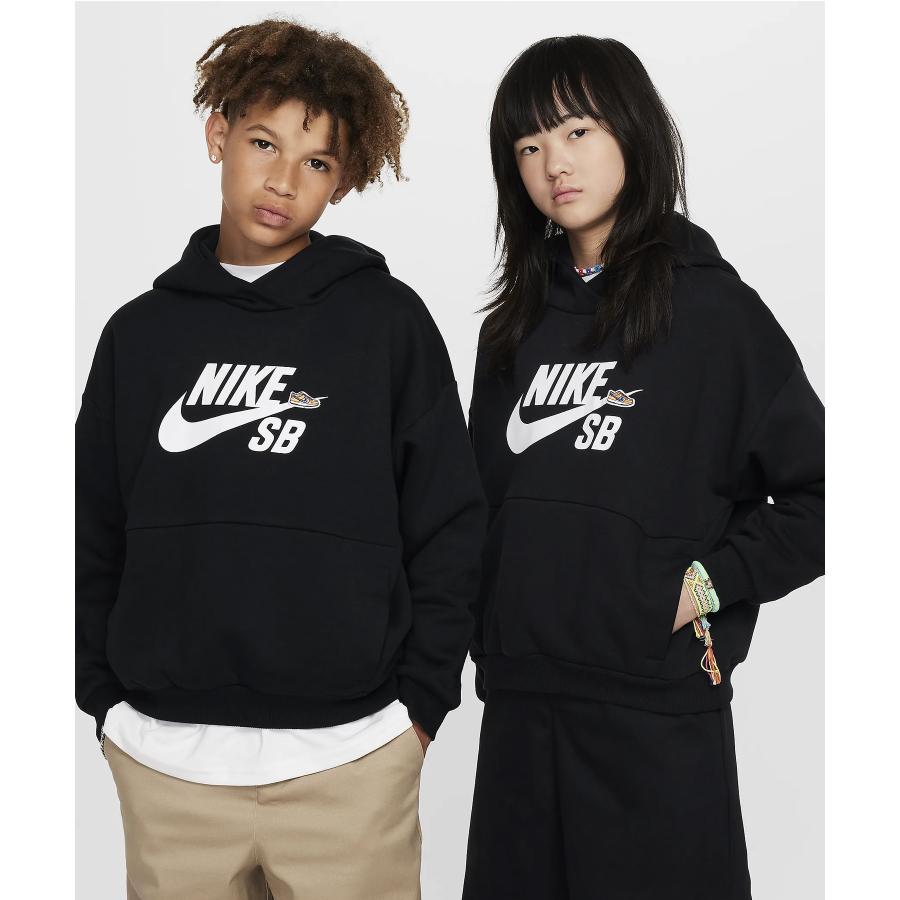 NIKE SB ビッグスウッシュ ナイキ 裏起毛 霜降り パーカー フーディー 98034734_11.jpg