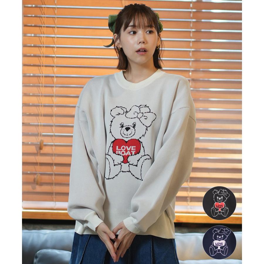 ラブボート LOVE BOAT ニット レディース セーター テディベア LB