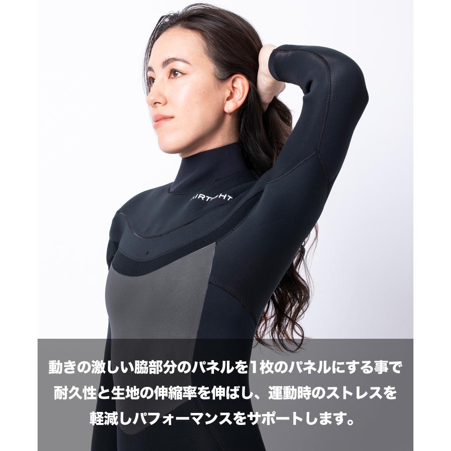 エアータイト レディースウェットスーツ Мサイズ相当 AIRTIGHT エアータイト JERSEMI FUSION LADY 3X3mm レディース
