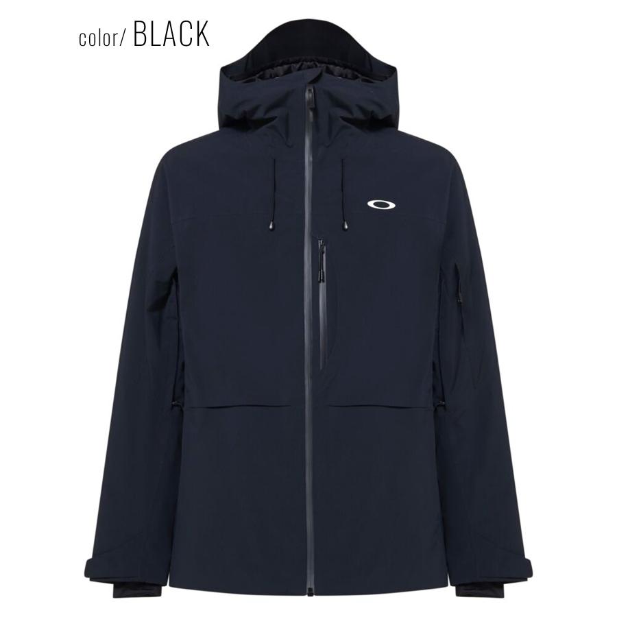 OAKLEY スノーボードウェア Lサイズ ブラック/ブルー OAKLEY（オークリー） スノーボード ウェア ジャケット ユニセックス