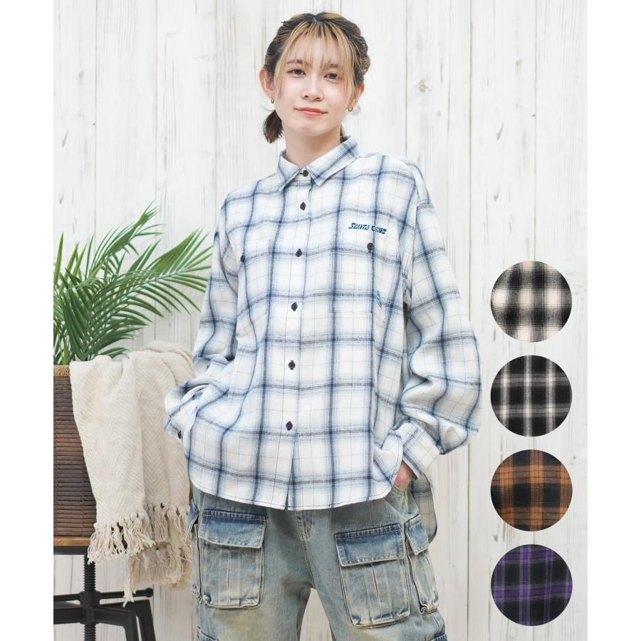 SANTA CRUZ（サンタクルーズ） 長袖 シャツ レディース ネルシャツ