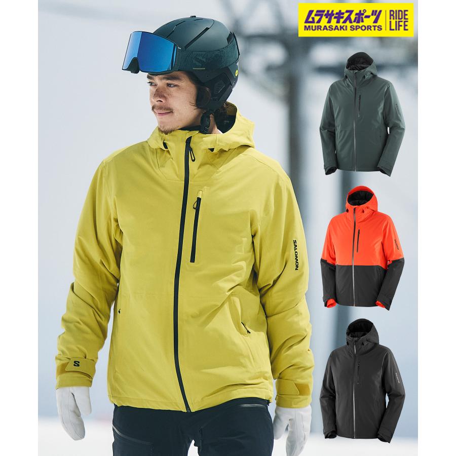 未使用SALOMON ハイランドジャケット 4ウェイストレッチ　スキースノボ SALOMON（サロモン） スノーボードウェア ジャケット ユニセックス
