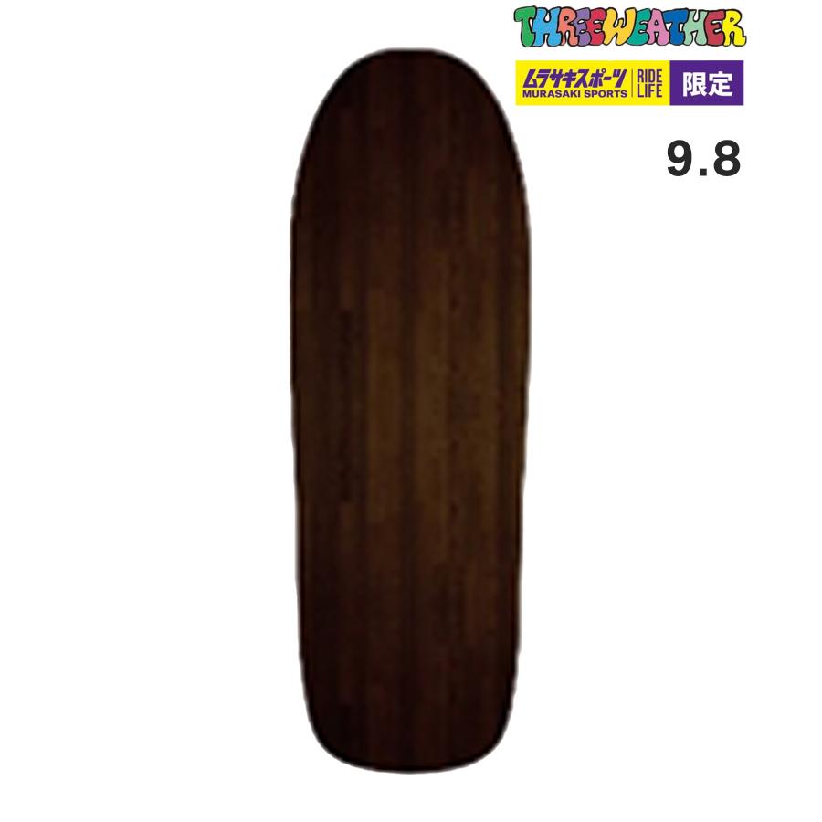 THREE WEATHER スリーウェザー スケートボード デッキ 9.8inch TW