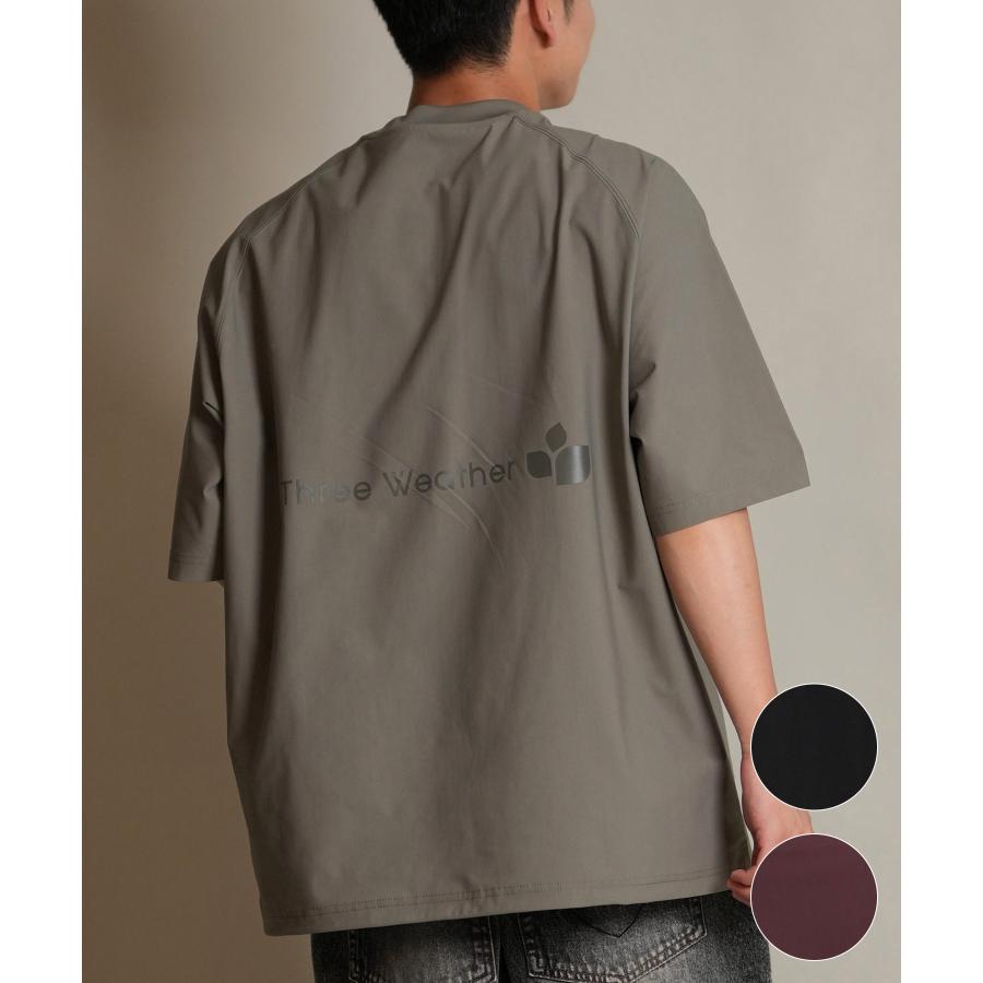 THREE WEATHER（スリーウェザー） 半袖 Tシャツ メンズ ロゴ バック