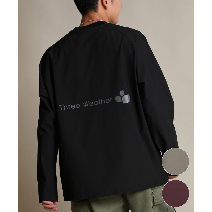 THREE WEATHER（スリーウェザー） 長袖 Tシャツ ロンT メンズ ロゴ