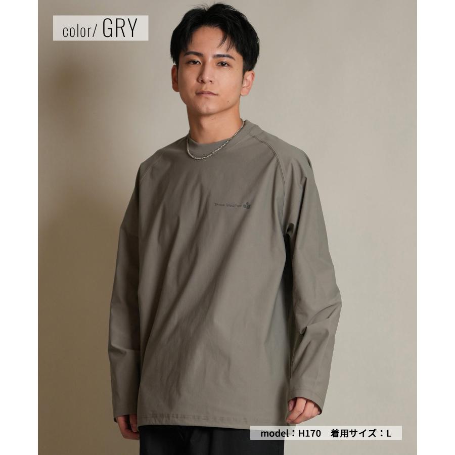 THREE WEATHER（スリーウェザー） 長袖 Tシャツ ロンT メンズ ロゴ
