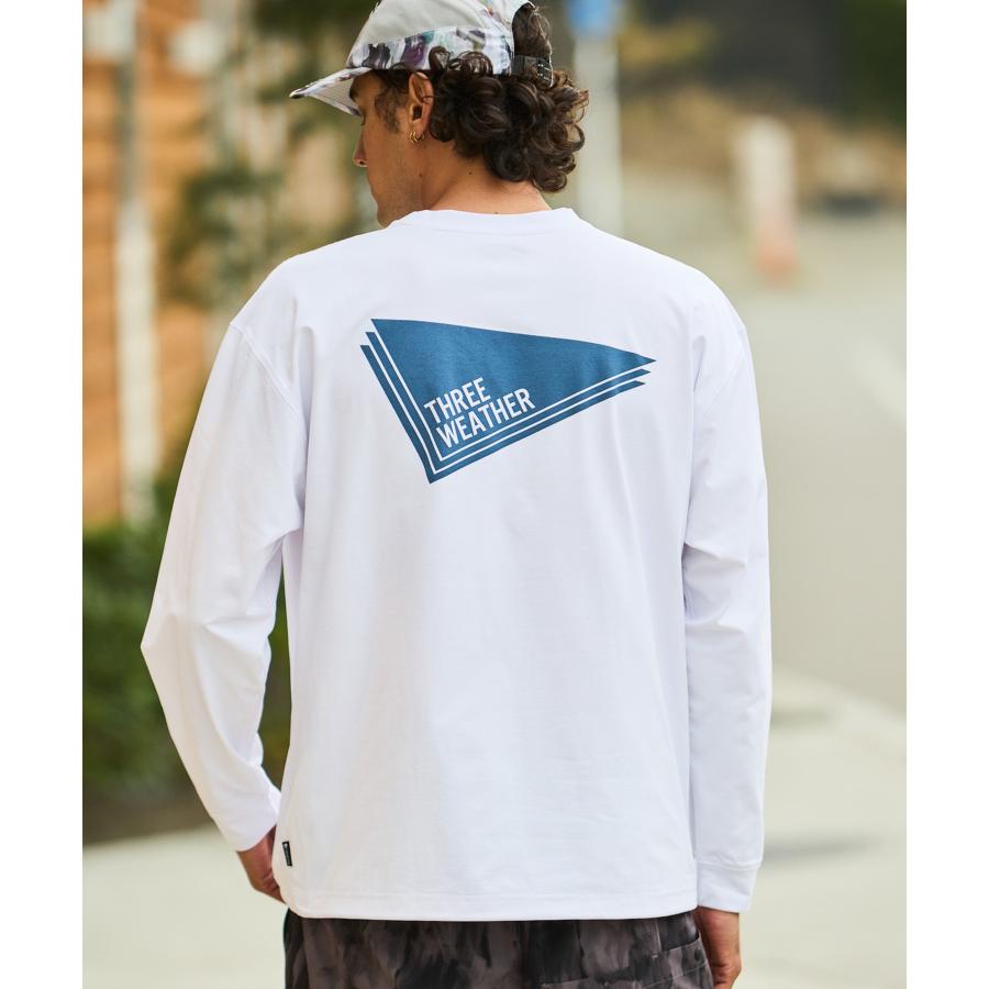 THREE WEATHER（スリーウェザー） ラッシュガード 長袖 メンズ Tシャツ