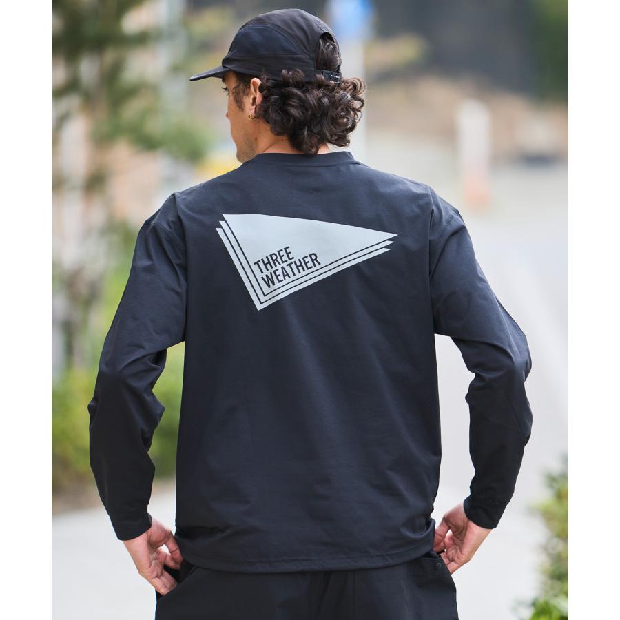 THREE WEATHER（スリーウェザー） ラッシュガード 長袖 メンズ Tシャツ