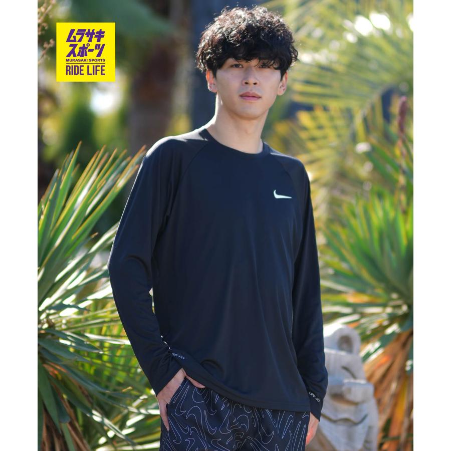 NIKE（ナイキ） 水着 ラッシュガード 長袖 Tシャツ ロンT メンズ 水陸