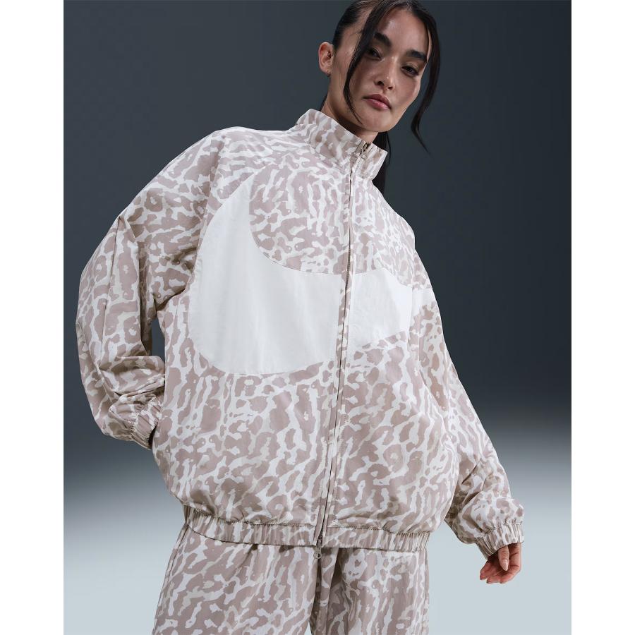 NIKE レオパード　ウーブンプリンテッドジャケット NIKE（ナイキ） ジャージ トラックジャケット レディース ヒョウ柄