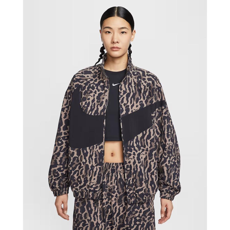 NIKE（ナイキ） ジャージ トラックジャケット レディース ヒョウ柄