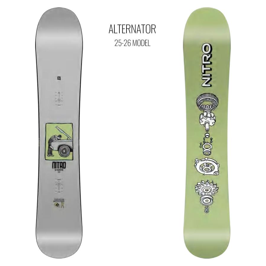 Nitro スノーボード 153cm スカルデザイン