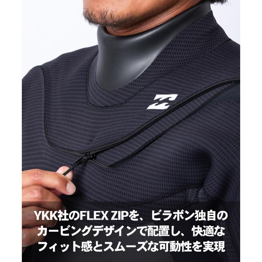 BILLABONG セミドライ5mm/3mm ★最上級モデル★使用2回 OUTLET】BILLABONG メンズ LONG CHEST ZIPPER セミドライ