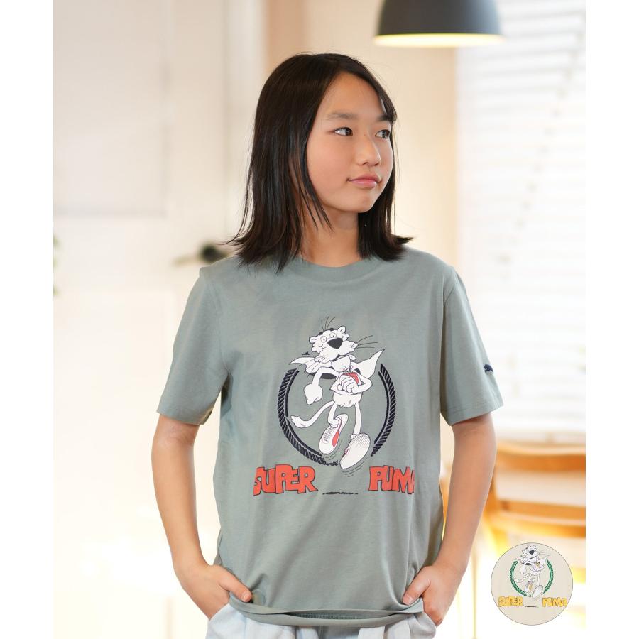 PUMA（プーマ） Tシャツ キッズ 半袖 スーパープーマ SUPER PUMA