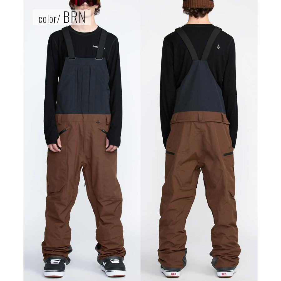 VOLCOM ボルコム スノーボード ウェア パンツ ユニセックス RAIN GORE-TEX BIB OVERALL 25-26モデルの画像