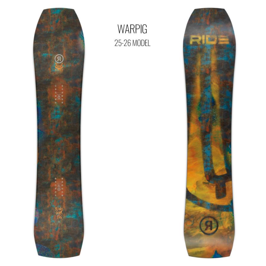 RIDE - 新品未使用 24-25 RIDE BOARD WARPIG XSMALL 142cm 即日発送 土日祝発送 M111 24-25 RIDE/ライド WARPIG ワーピグ メンズ レディース パウダー