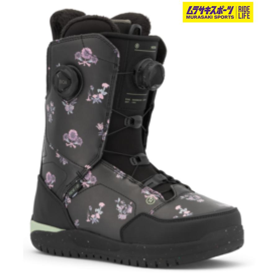 RIDE（ライド） スノーボード ブーツ レディース HERA FLORAL ムラサキ