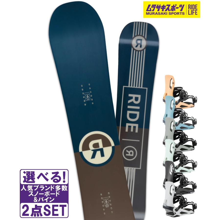 RIDE スノーボードセット 美品 GRAY RIDE 152cm スノーボードセット 