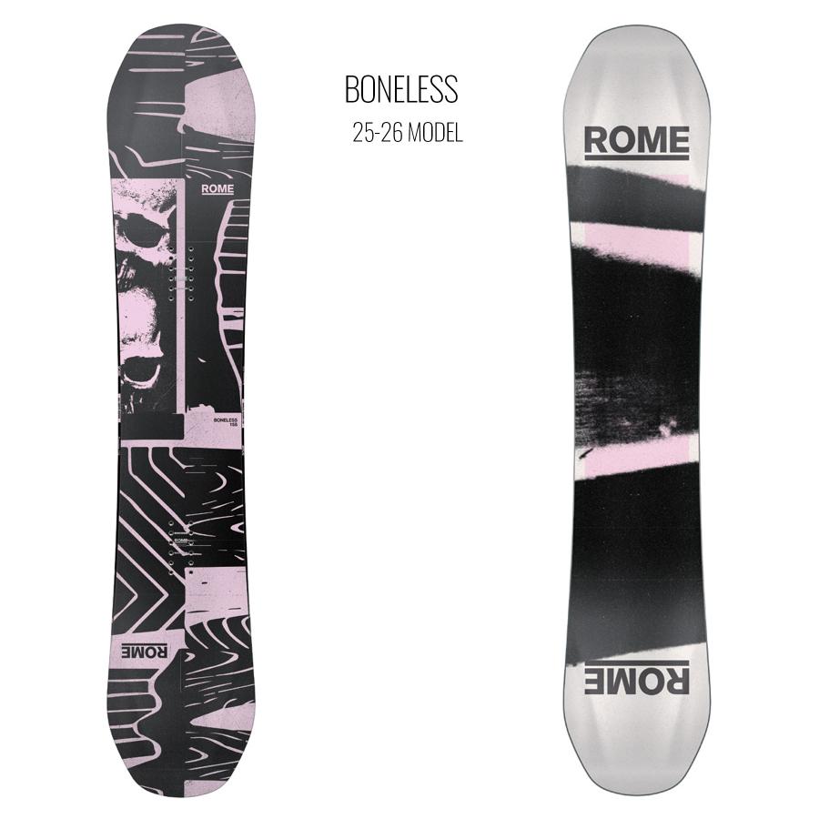 ROME SDS ROME ローム スノーボード 板 メンズ BONELESS ムラサキ
