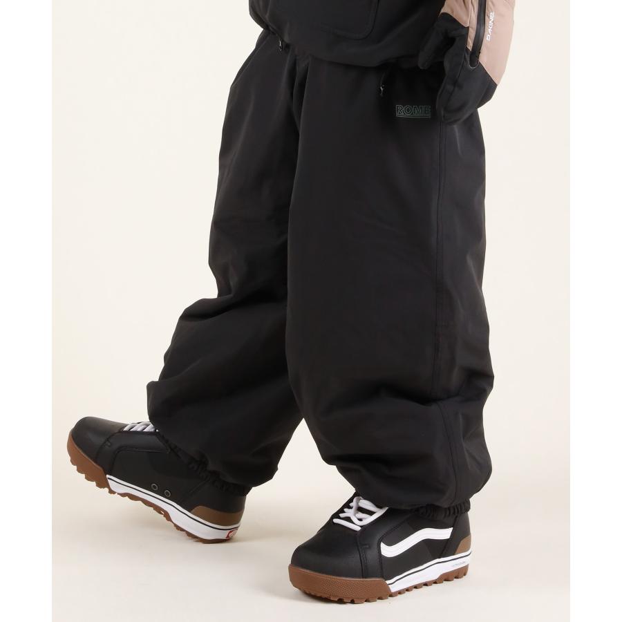 ROME SDS バギースノーボードパンツ XL 黒 パウダーガード付き ROME