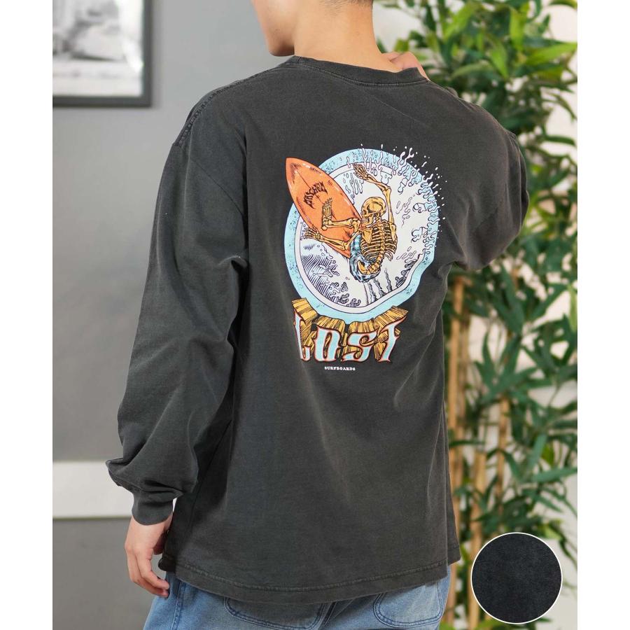 LOST（ロスト） 長袖 Tシャツ メンズ バックプリント オーバーサイズ