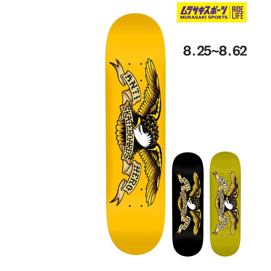 ANTIHERO アンチヒーロ スケートボード デッキ 8.25〜8.6inch DBX