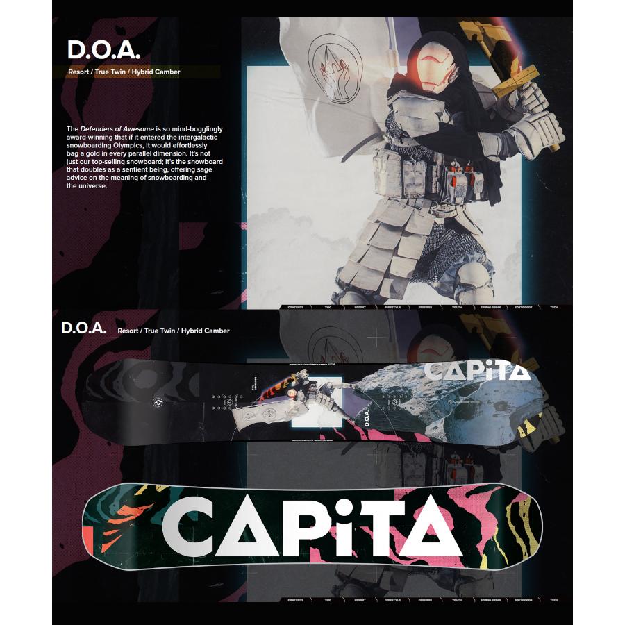 CAPiTA キャピタ スノーボード 板 メンズ D.O.A. ムラサキスポーツ 25