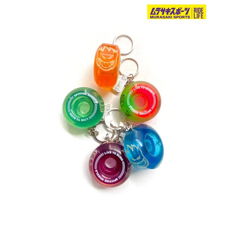 完売品 Spitfire Wheels Key Chain Sapphire ② SPITFIRE WHEELS SPITFIRE スピットファイヤー スケートボード