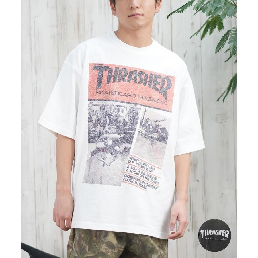 M 00s THRASHER スラッシャー tシャツ THRASHER スラッシャー 半袖 Tシャツ メンズ フロントプリント