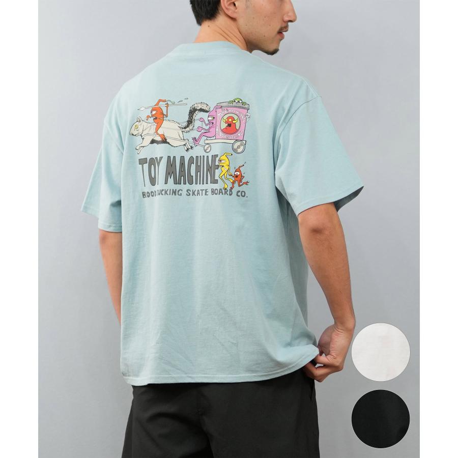 TOY MACHINE トイマシーン 半袖 Tシャツ メンズ バックプリント  