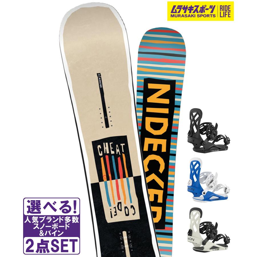 NIDECKER（ナイデッカー） スノボセット Cheat Code Men UNION 