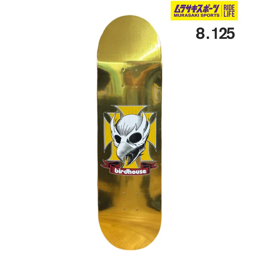 BIRDHOUSE バードハウス スケートボードデッキ 8.125inch GOLDFOIL