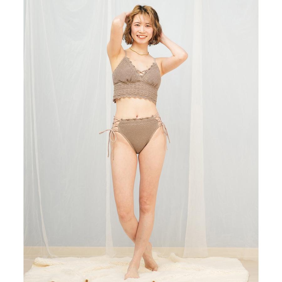 Beach Queen（ビーチクイーン） ニット ラメ スカラップ 水着