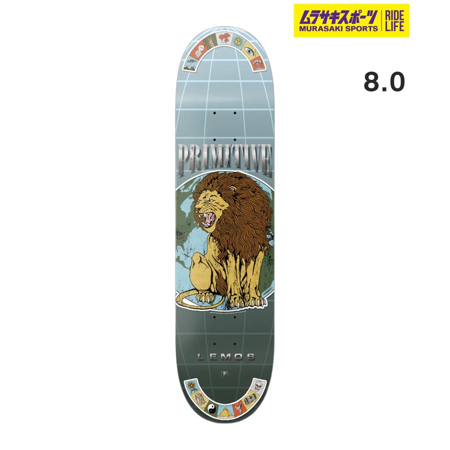 PRIMITIVE プリミティブ スケートボード デッキ 8.0inch LEMOS SIGNS