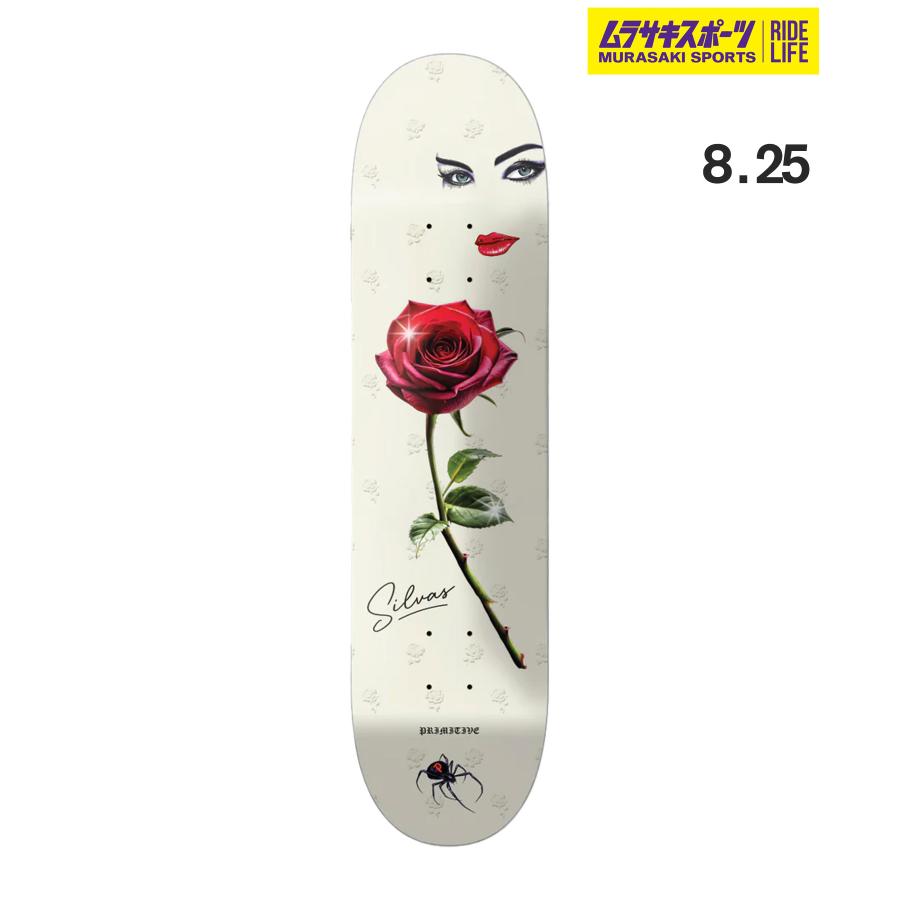 PRIMITIVE プリミティブ スケートボード デッキ 8.25inch SILVAS CRUSH