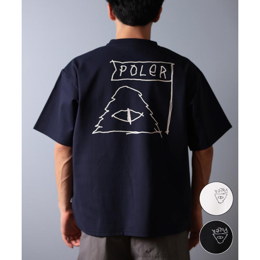 POLeR（ポーラー） 水着 ラッシュガード 半袖 Tシャツ メンズ バック